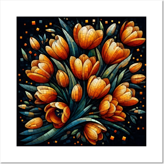 Tulip Flower Wall Art by Jenni Arts